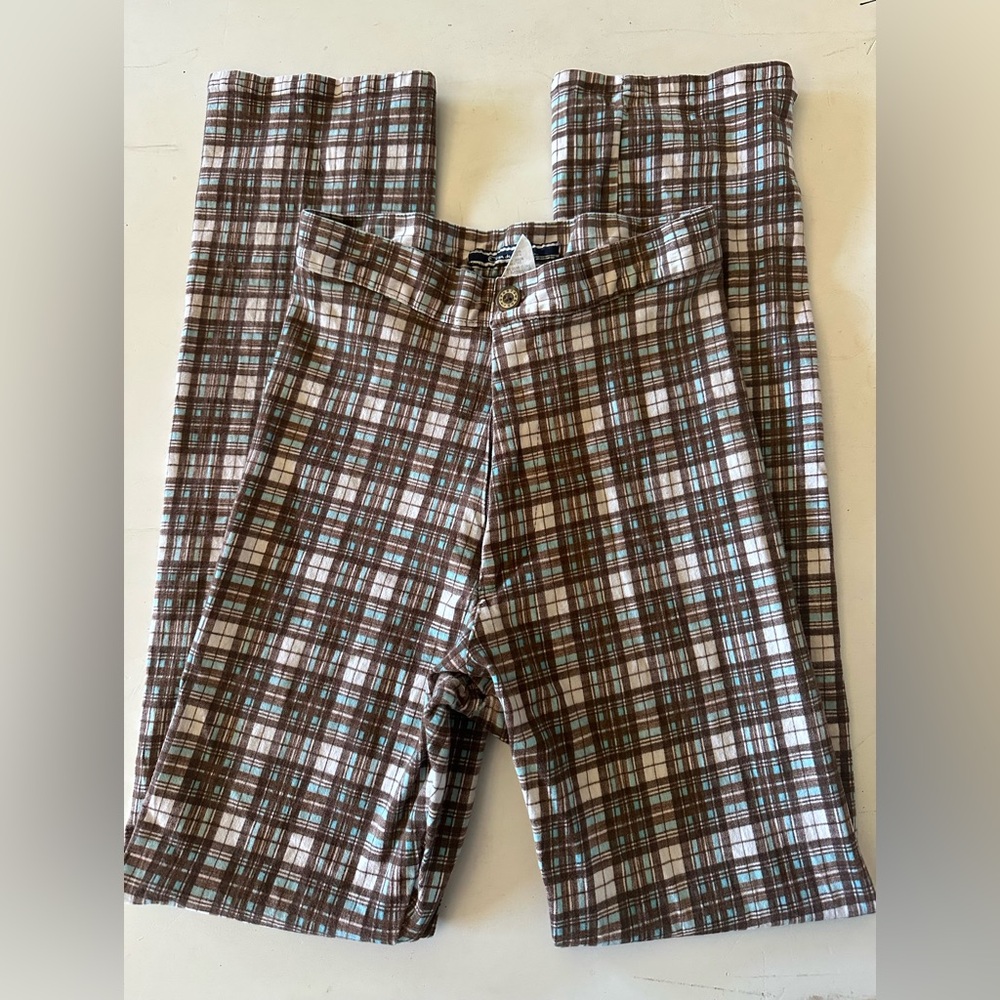 Vintage Oscar De La Renta Plaid Pants
